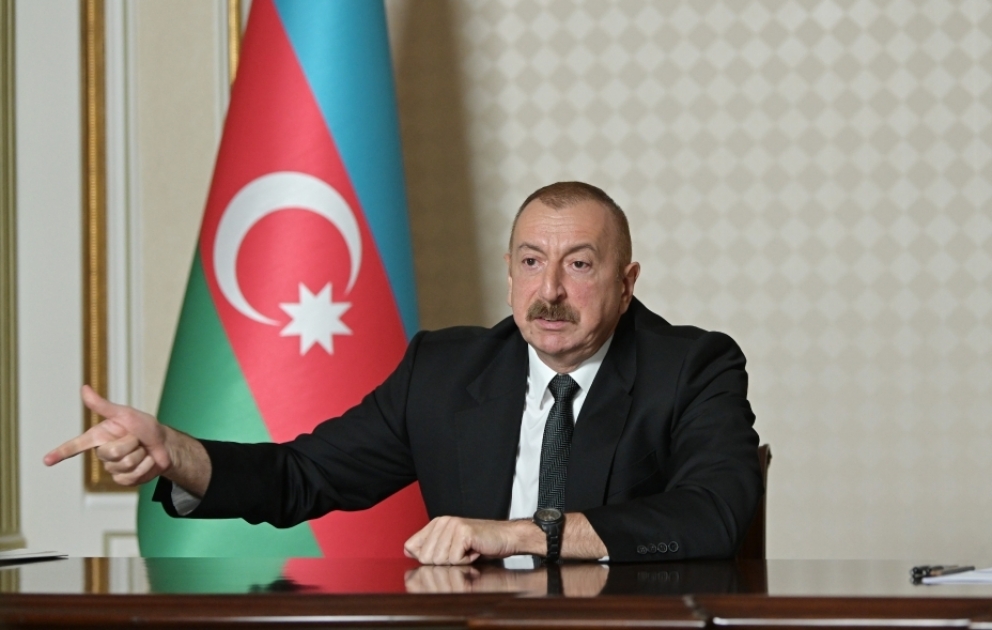 Prezident İlham Əliyev: Görülmüş operativ tədbirlər nəticəsində Ermənistan ordusu layiqli cavabını aldı VİDEO