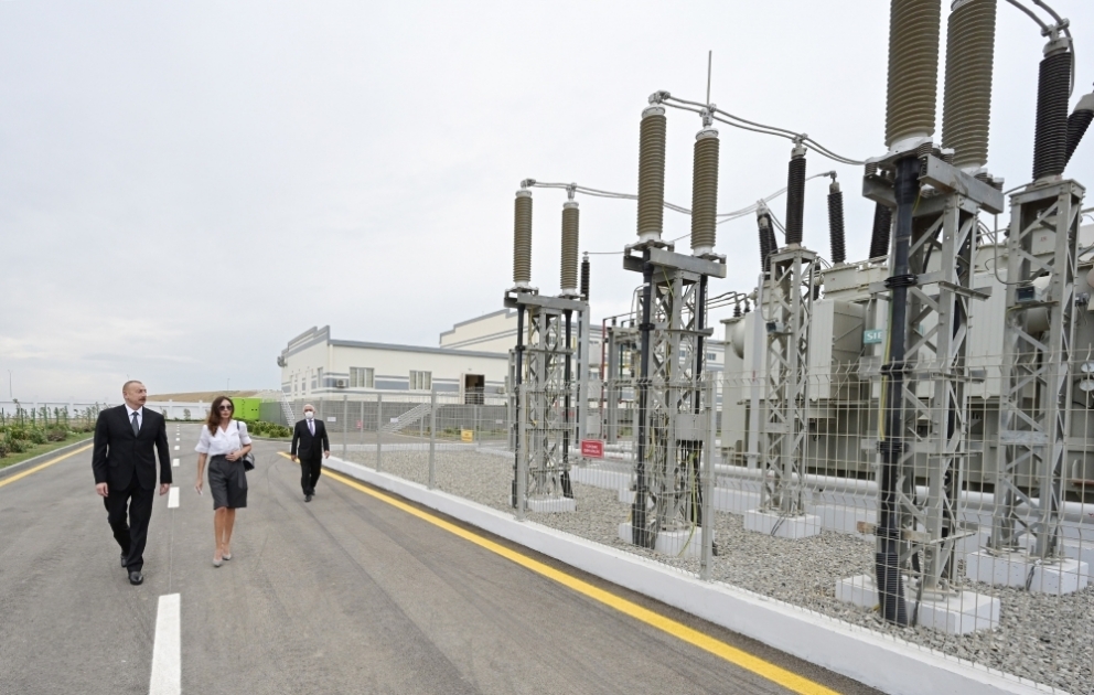 President Ilham Aliyev inaugurated Boyukshor substation VIDEO