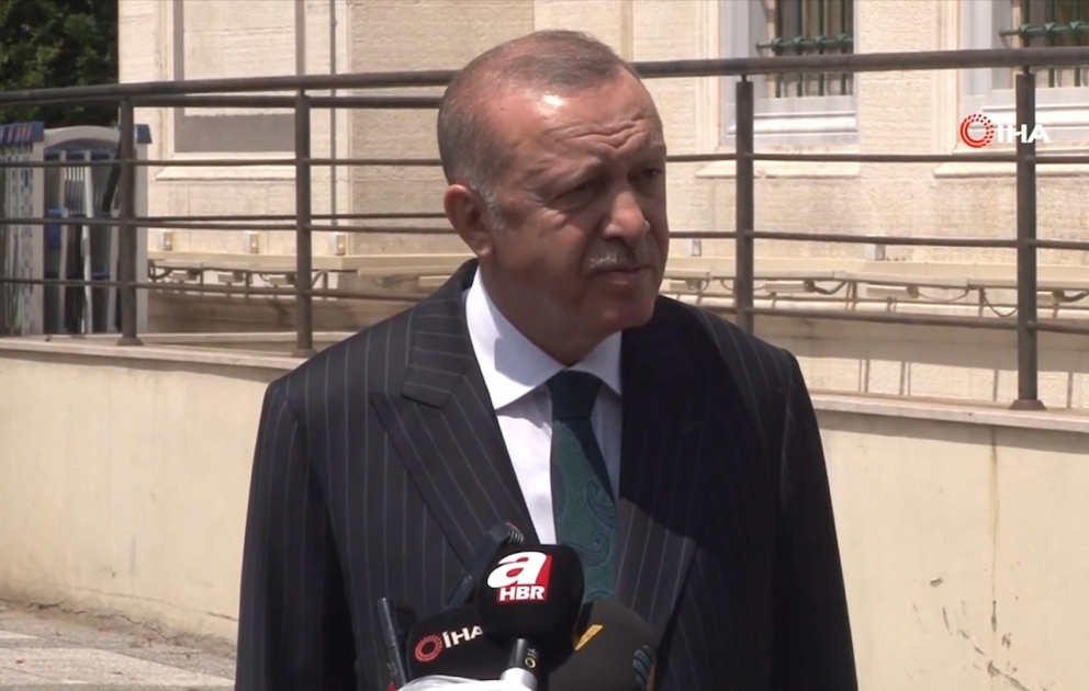 Türkiyə Prezidenti: Qardaş Azərbaycanı qətiyyən tək qoymarıq VİDEO
