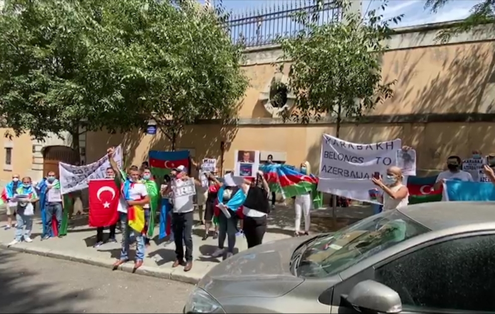 İspaniyada Azərbaycana dəstək aksiyası keçirilibVİDEO