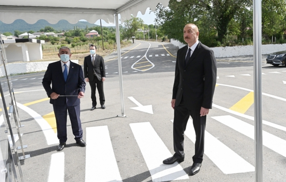La route reconstruite Moughanly-Ismayilli-Tézékend-Aghboulag-Gochakend a été rouverte aux automobilistes VIDEO