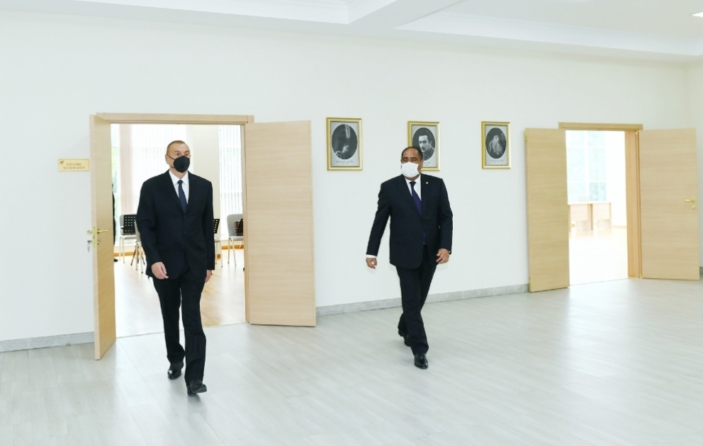 President Ilham Aliyev attended inauguration of new building of Balakan City Children's Art School VIDEO