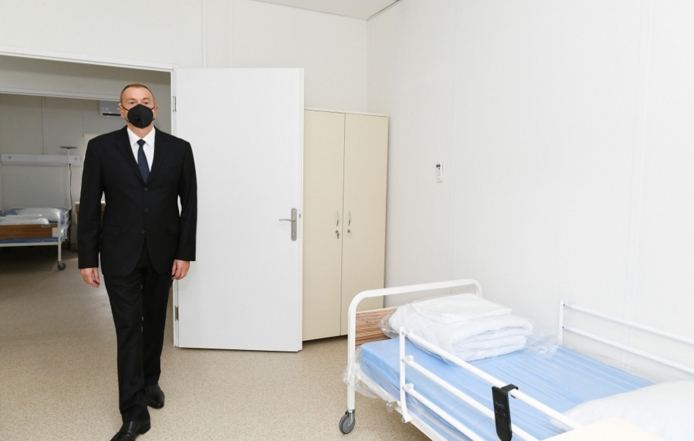 В Габале сдана в эксплуатацию больница модульного типа  ОБНОВЛЕНО ВИДЕО