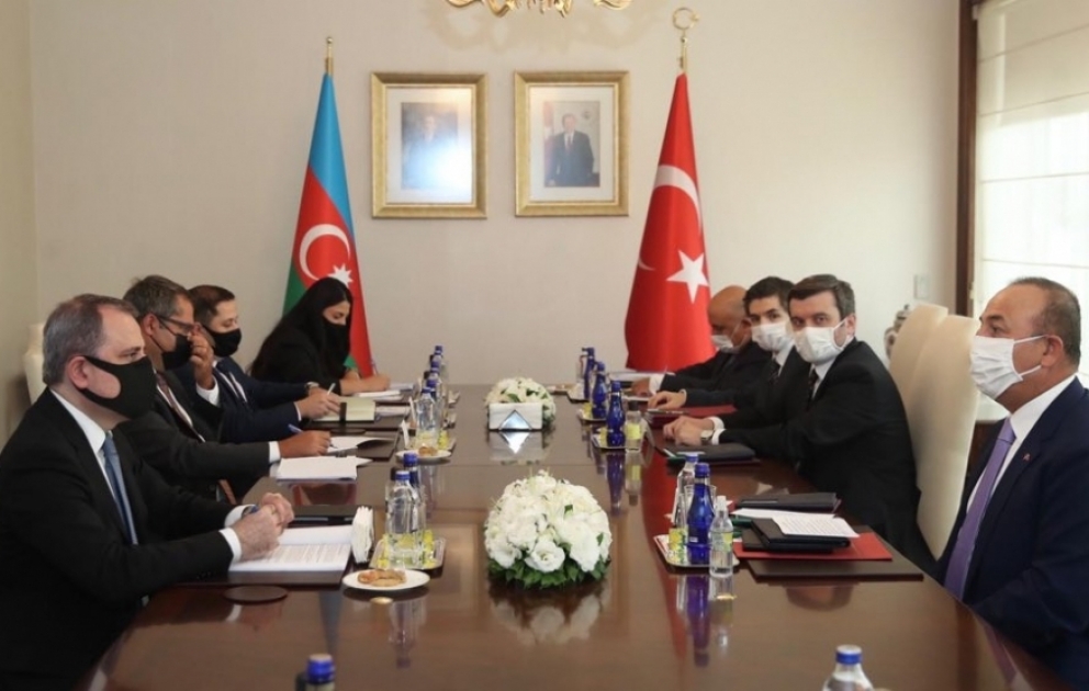 Ankarada Azərbaycanın və Türkiyənin Xarici İşlər nazirlərinin görüşü keçirilib YENİLƏNİB VİDEO