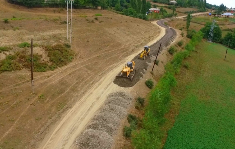 Cibir–Həzrə–Mucuq–Sudur avtomobil yolunun tikintisi oktyabr ayında yekunlaşacaq FOTO VİDEO