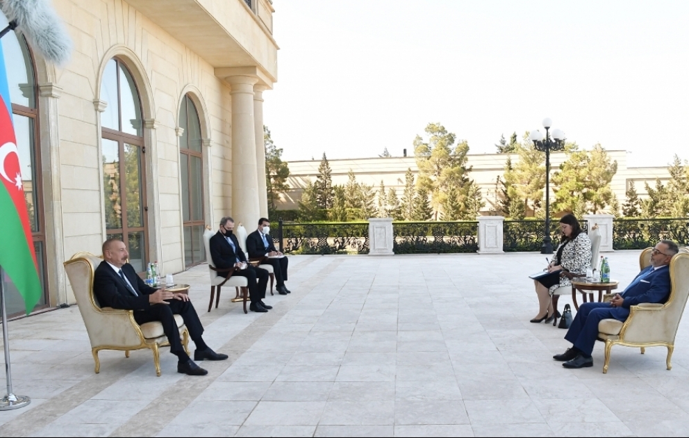 Prezident İlham Əliyev: Hazırda Azərbaycan ilə Yunanıstan arasında faktiki olaraq aktiv təmaslar yoxdur VİDEO