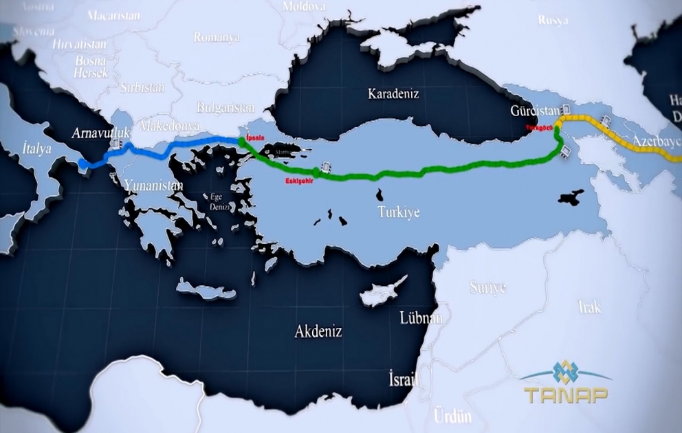 Azərbaycanın qazının TAP vasitəsilə Avropaya test rejimində nəqlinə başlanılıb VİDEO