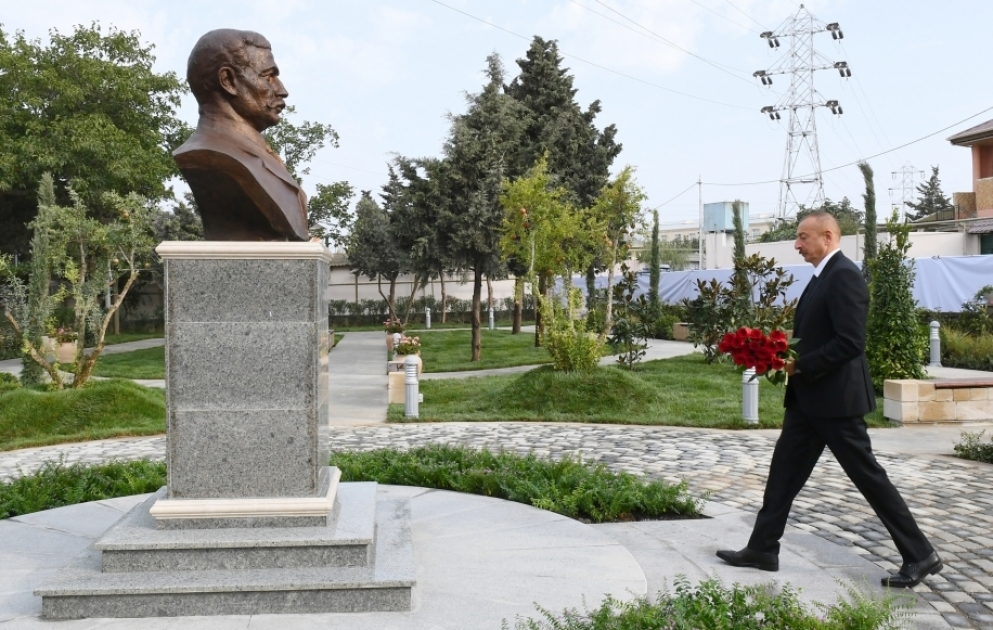 Park named after Murtuza Mukhtarov opened in Amirjan settlement, Baku President Ilham Aliyev viewed conditions created in the park VIDEO