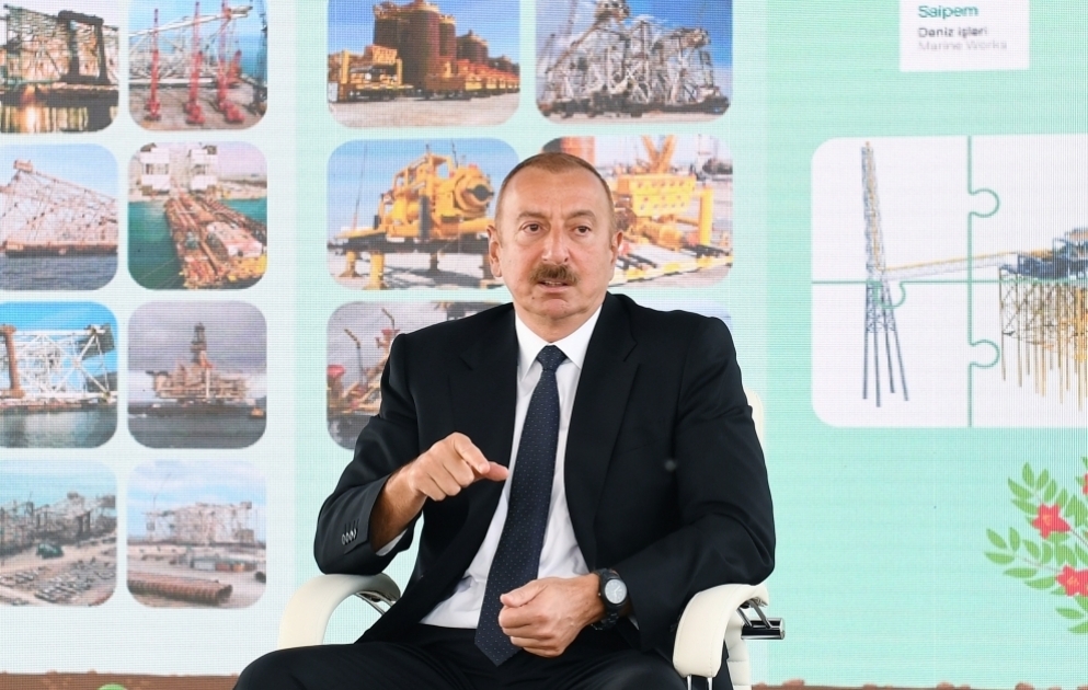 Prezident İlham Əliyev: Əgər Ermənistan beynəlxalq hüququ yerə vurursa, biz niyə beynəlxalq hüququ gözləməliyik?! VİDEO