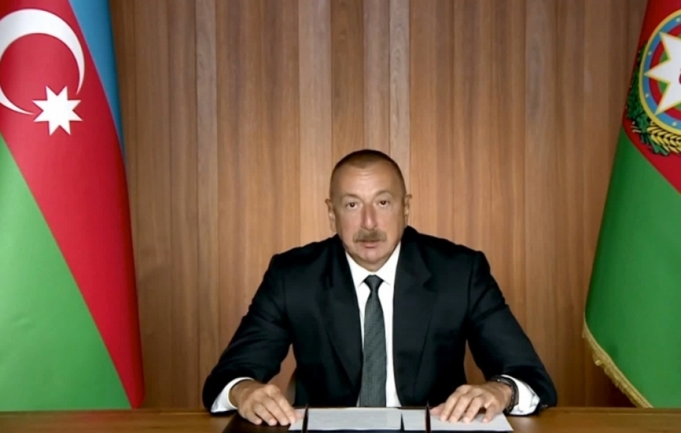 BMT Baş Assambleyasının 75-ci Sessiyası çərçivəsində BMT-nin 75 illiyinə həsr edilmiş Yüksək Səviyyəli İclas keçirilib  Azərbaycan Prezidenti, Qoşulmama Hərəkatının sədri İlham Əliyev iclasda videoformatda çıxış edib VİDEO