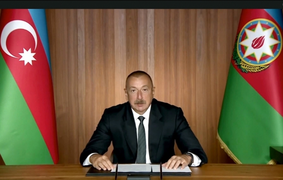 Prezident: Bu gün davam edən COVID-19 pandemiyası multilateralizmin əhəmiyyətini bir daha nümayiş etdirir VİDEO