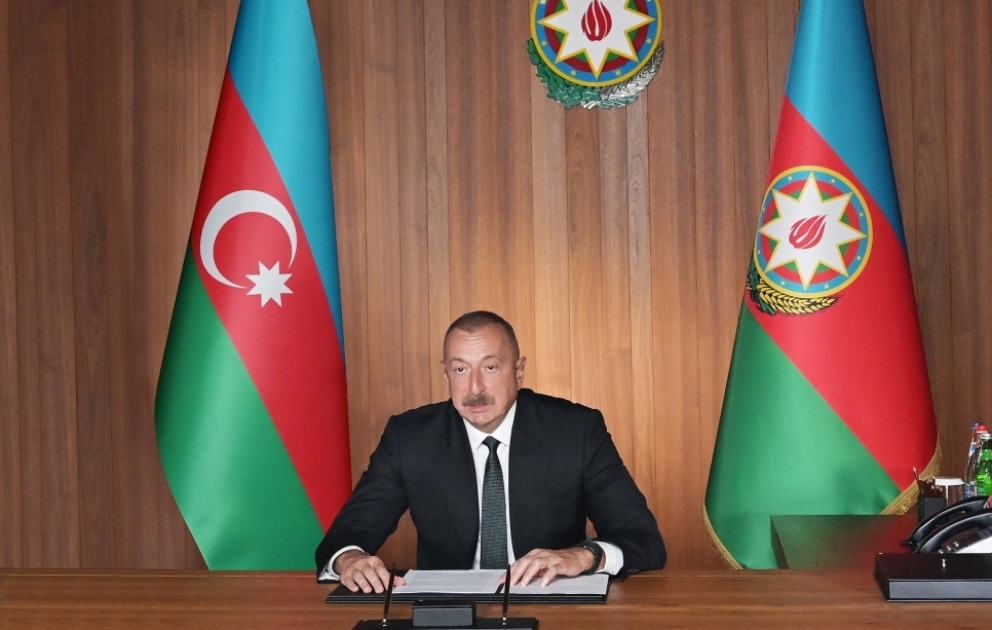 Prezident İlham Əliyev: Azərbaycan mədəniyyətlərarası dialoqun təşviqində vacib rol oynayır VİDEO