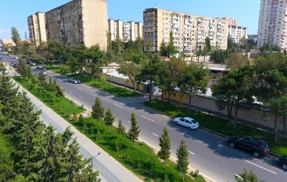 Xətai rayonunda uzunluğu 7,9 kilometr olan 5 küçə təmir edilib VİDEO