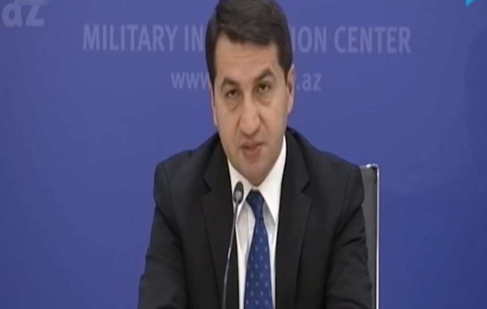 Hikmət Hacıyev: Azərbaycan xalqı Ali Baş Komandanın ətrafında sıx birləşib və bu, Ermənistanı qorxuya salır VİDEO