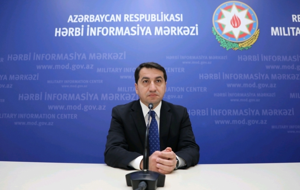 Hikmət Hacıyev: Ermənistan sosial şəbəkələr üzərindən təxribatçı məlumatlar və dezinformasiya yayır VİDEO