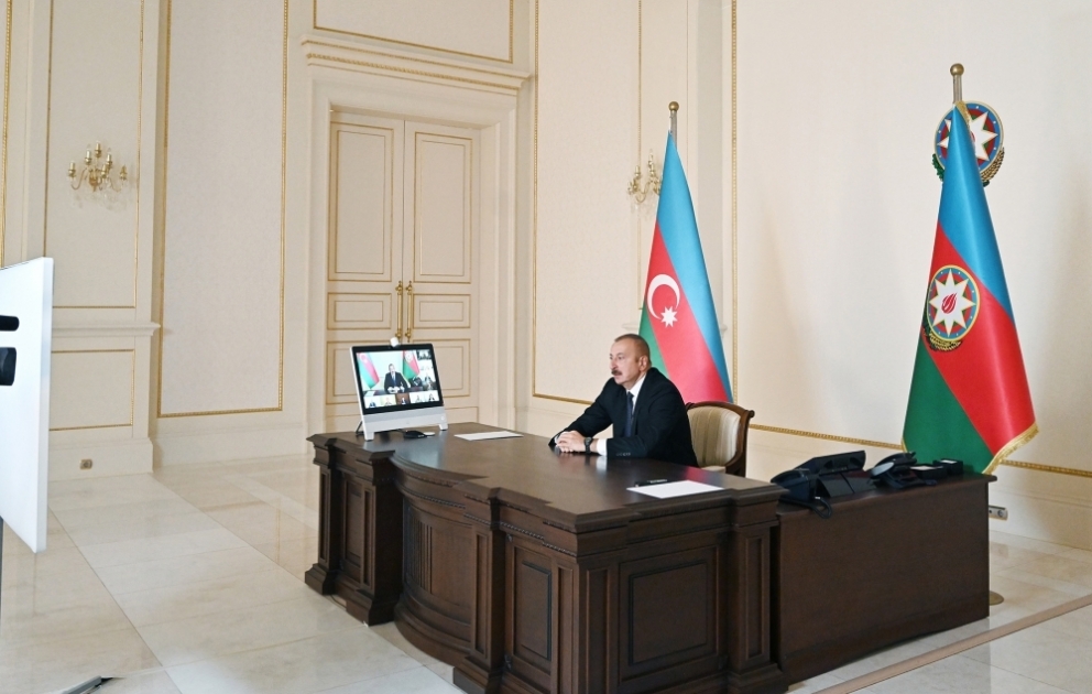 Prezident İlham Əliyev: Ordumuzun uğurlu əks-hücum əməliyyatı nəticəsində bir neçə yaşayış məntəqəmiz işğaldan azad edilib VİDEO