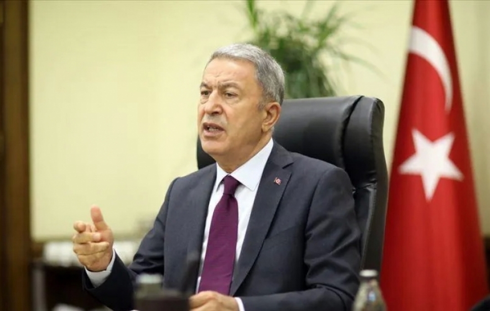 Hulusi Akar: Biz doğma torpaqlarını qorumaqda azərbaycanlı qardaşlarımızın yanındayıq VİDEO