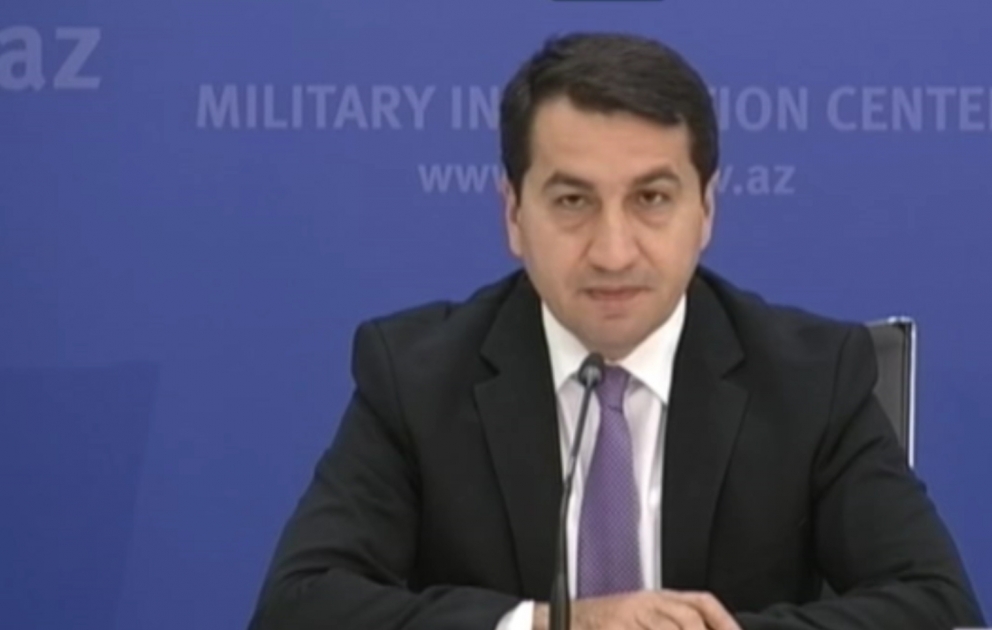 Hikmət Hacıyev: Ermənistan mülki əhalinin və obyektlərin hədəfə alınmasını məqsədyönlü şəkildə həyata keçirir VİDEO
