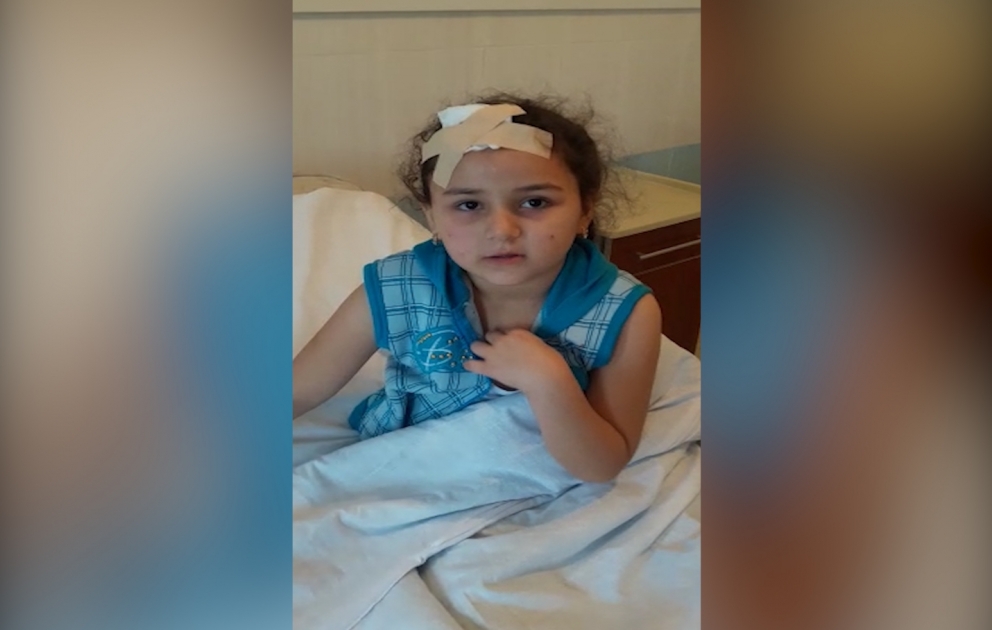 Ermənistanın Gəncəni atəşə tutması nəticəsində yaralananlardan biri də 8 yaşlı qızcığazdır FOTO VİDEO
