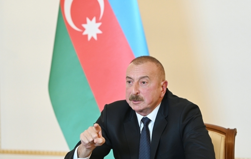 Prezident İlham Əliyev: Biz bu gün xalqımızın və dövlətimizin yeni tarixini yazırıq, şanlı tarixini yazırıq VİDEO