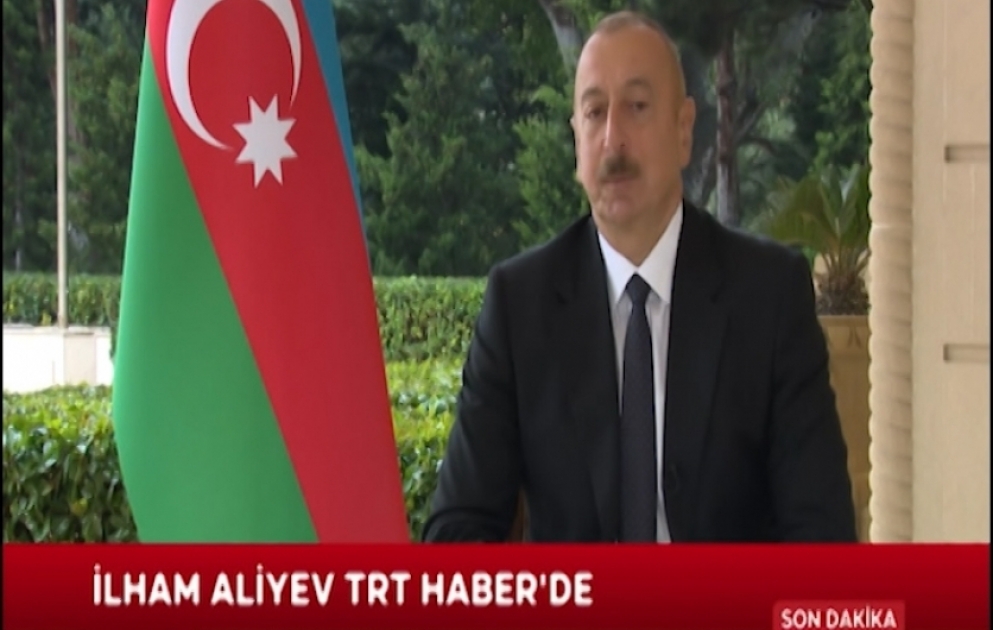 Prezident İlham Əliyev: Biz istəyirik ki, məsələ sülh yolu ilə həll olunsun, amma həll olunsun VİDEO
