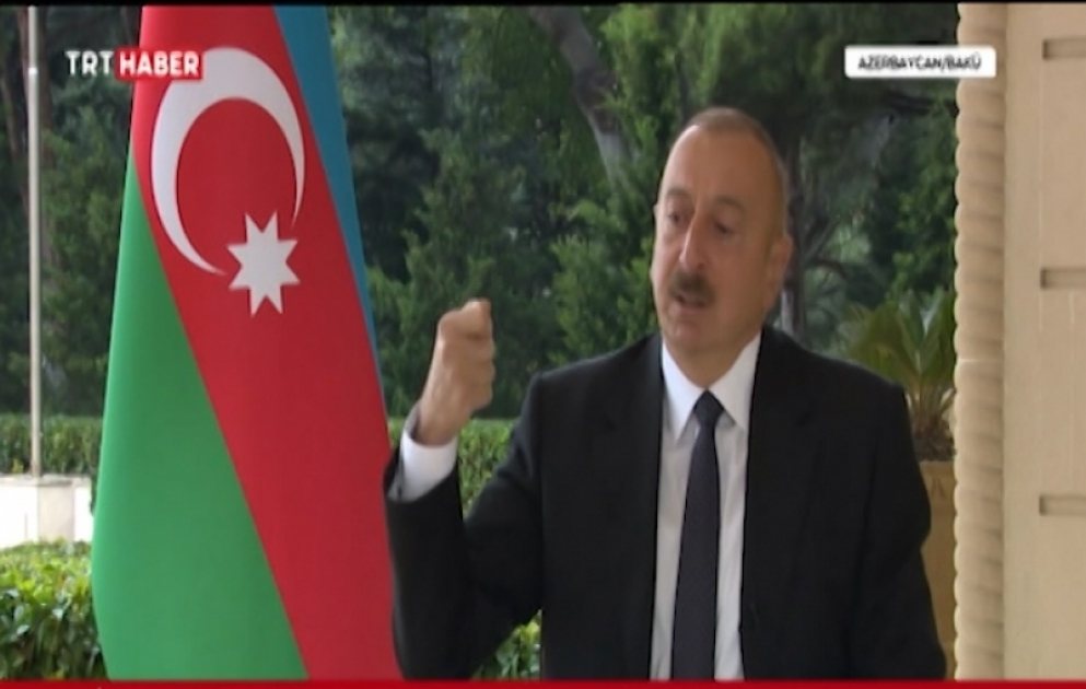 Azərbaycan Prezidenti: Ermənistanın iyul təxribatının hədəflərindən biri də TANAP boru xəttini nəzarətə almaq idi VİDEO