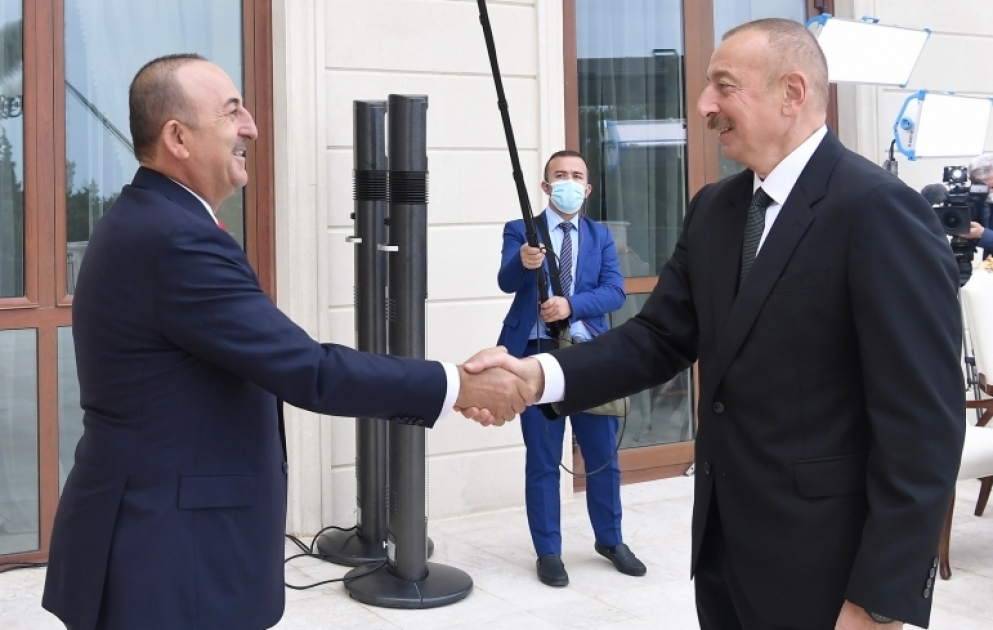Mövlud Çavuşoğlu: Azərbaycanın haqlı mübarizəsini meydanda və masada birlikdə aparmağa davam edəcəyik VİDEO ​