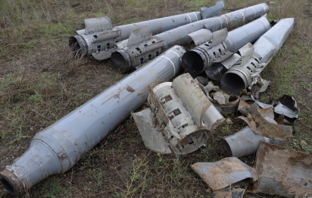 Crimes de guerre de l’Arménie – photos des missiles lancés contre la population civile VIDEO