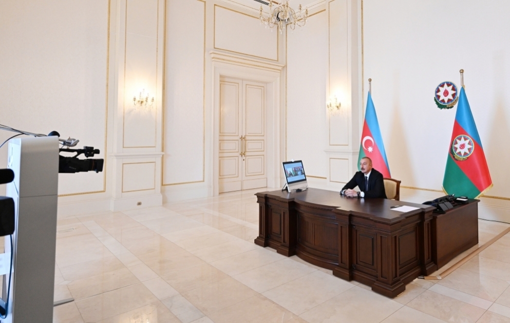 Präsident Ilham Aliyev gibt Euronews Interview VIDEO