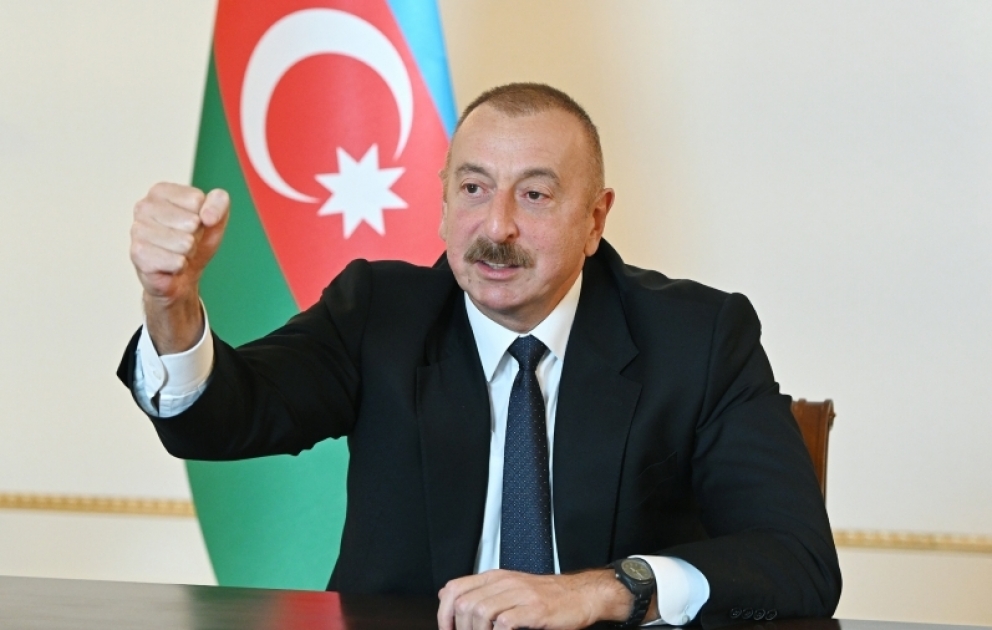 Prezident İlham Əliyev: Düşmən ölkənin xilasının yeganə yolu budur ki, torpaqlarımızdan çıxsınlar VİDEO