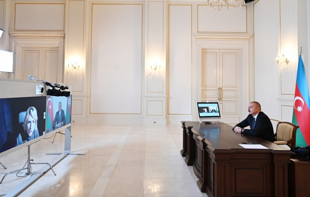Azərbaycan Prezidenti İlham Əliyevin “Sky News” televiziya kanalına müsahibəsi VİDEO