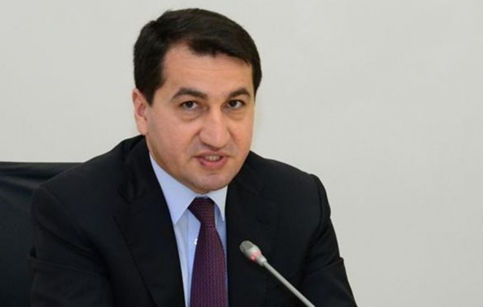 Hikmət Hacıyev: Ermənistan humanitar əsaslarla müəyyən olunmuş atəşkəs rejimini pozmaqda davam edir VİDEO