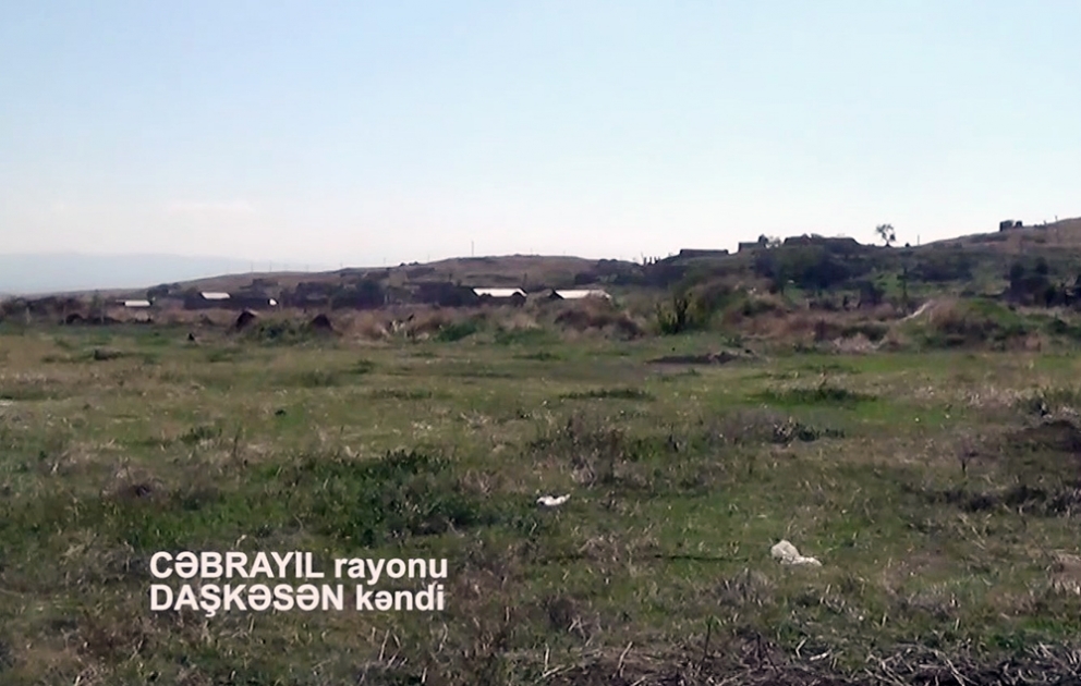 Cəbrayıl rayonunun işğaldan azad olunan Daşkəsən kəndinin videogörüntüsü VİDEO