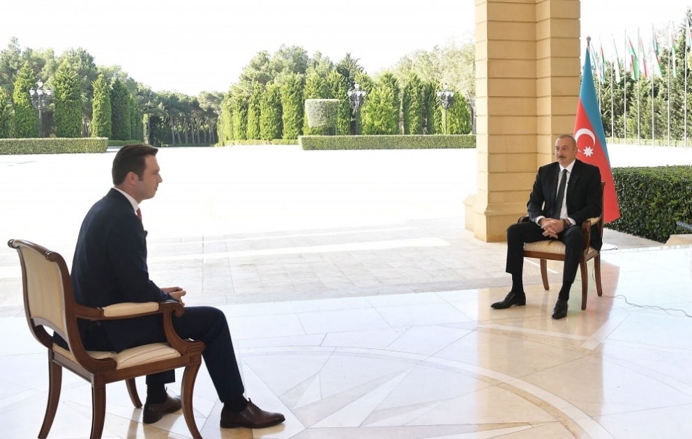 Prezident İlham Əliyev Türkiyənin “Haber Global” televiziya kanalına müsahibə verib YENİLƏNİB VİDEO