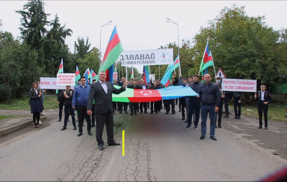 İsmayıllıda molokanların məskunlaşdığı İvanovkada həmrəylik aksiyası keçirilib VİDEO