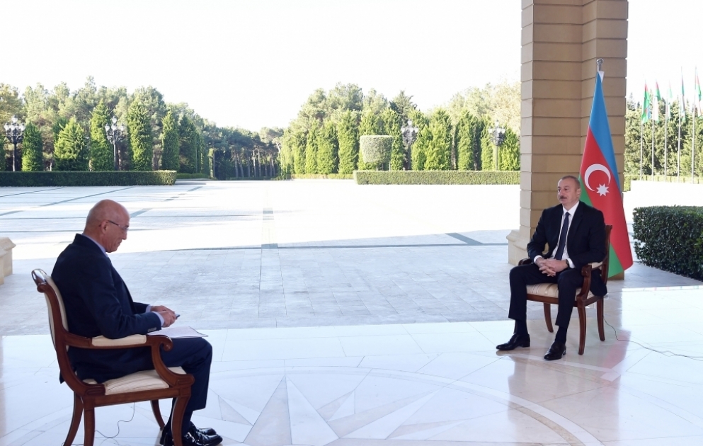 President Ilham Aliyev was interviewed by Turkish NTV TV channel VIDEO