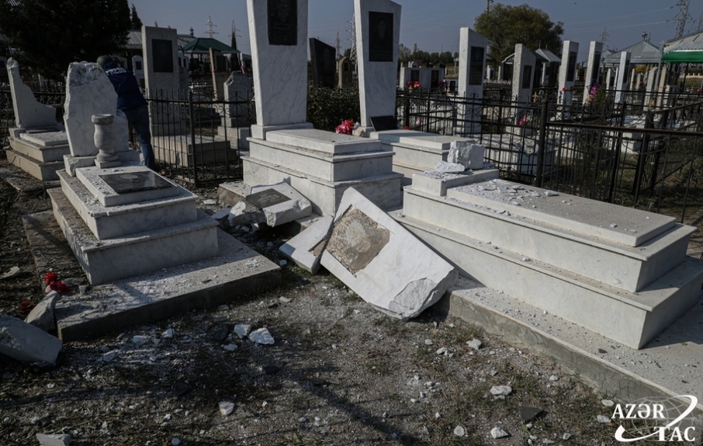 Three civilians killed, five wounded as result of Armenia's shelling of graveyard in Tartar VIDEO