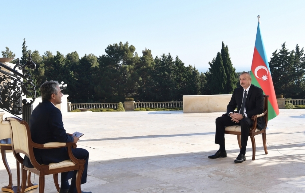 Prezident İlham Əliyev Türkiyənin “A Haber” televiziya kanalına müsahibə verib YENİLƏNİB VİDEO