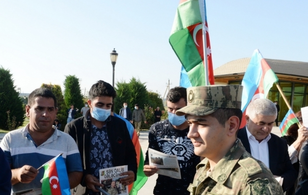 Füzuli sakinlərinin qələbə sevinci FOTO VİDEO