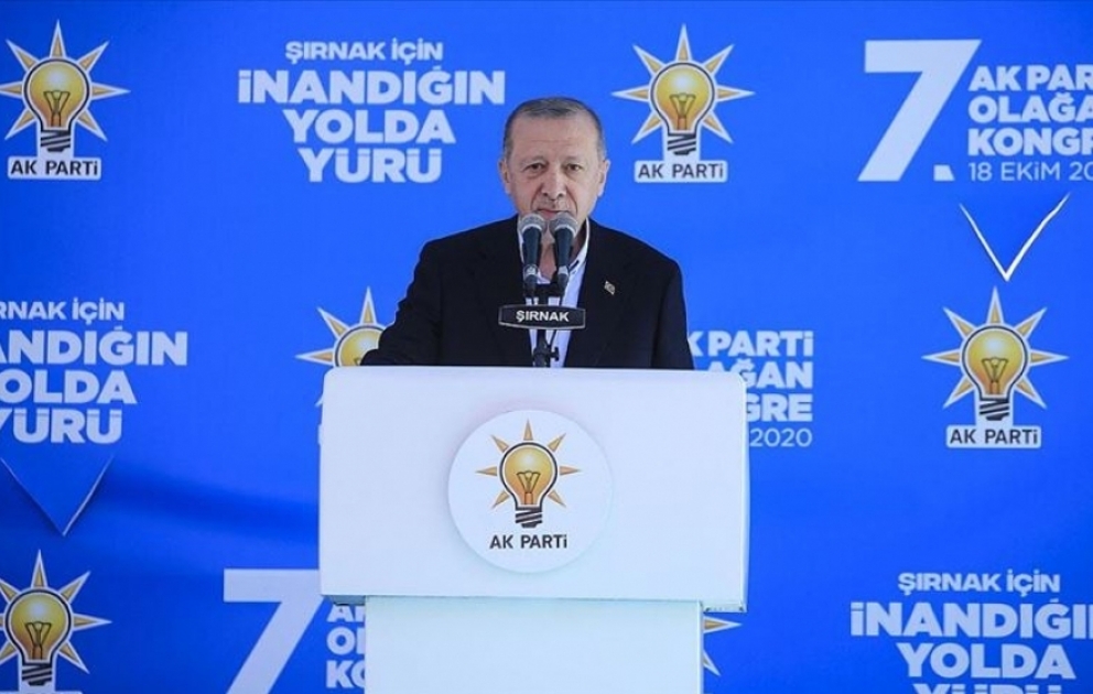 Rəcəb Tayyib Ərdoğan: Ermənistan ikinci atəşkəsi də pozaraq Azərbaycana hücumlar etdi VİDEO