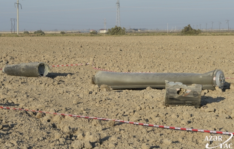 Xızıya atılan raket havada zərərsizləşdirilib -  FOTO VİDEO