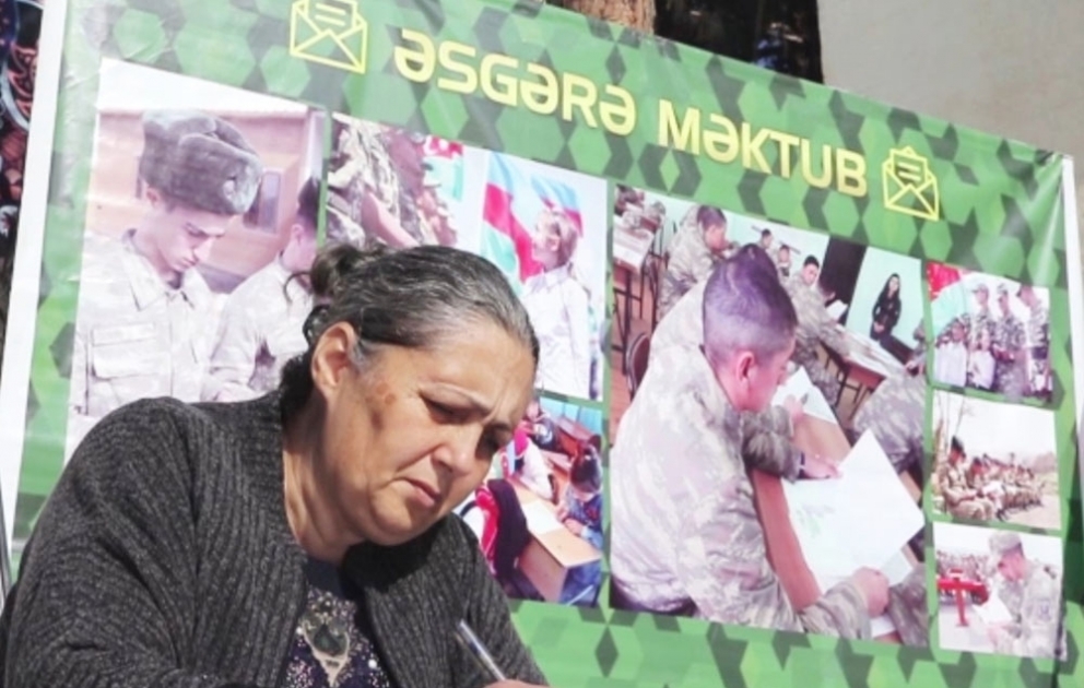 “Əsgərə Məktub Online” layihəsi fəaliyyət göstərir VİDEO