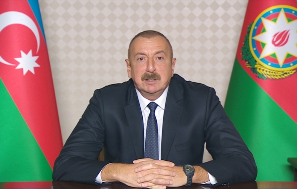 Azərbaycan Prezidenti İlham Əliyev xalqa müraciət edib YENİLƏNİB VİDEO