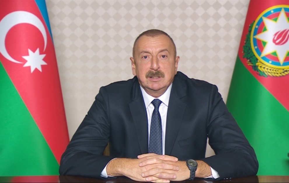 President Ilham Aliyev addressed the nation VIDEO