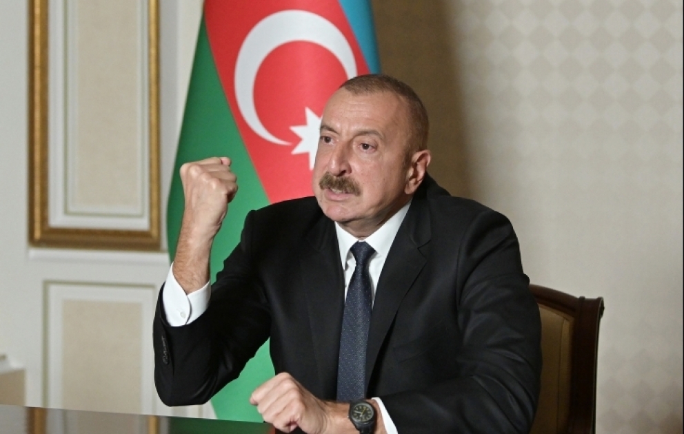 Prezident İlham Əliyev: Düşmənin başını yaran yumruğumuz bizim birliyimiz, məqsədyönlü fəaliyyətdir VİDEO