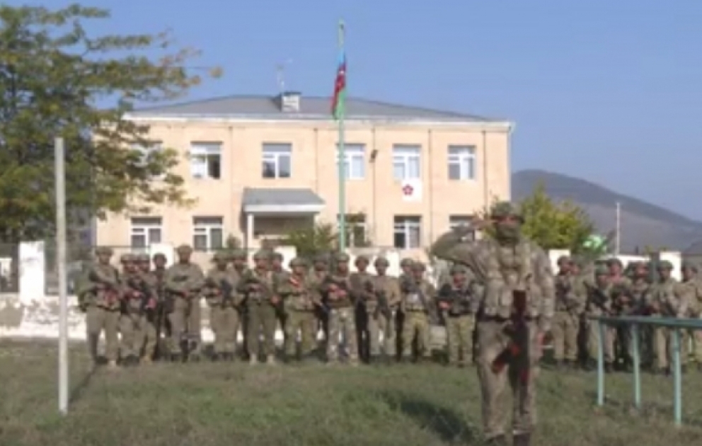 Azerbaijani flag planted in Zangilan city VIDEO