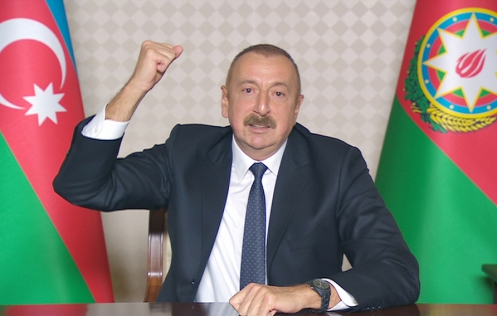 Prezident: Ermənistan hələ nə qədər gec deyil bəyanat verməlidir ki, işğal edilmiş torpaqlardan çıxıram VİDEO