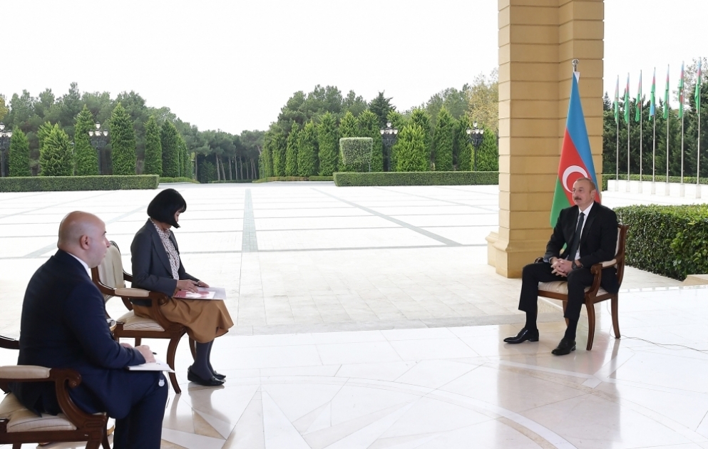 Prezident İlham Əliyev Yaponiyanın “Nikkei” qəzetinə müsahibə verib  VİDEO