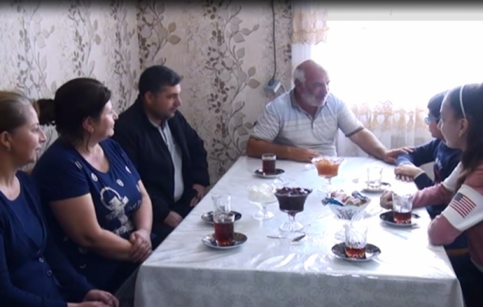 Xatunbulaq və Qaradağlının işğaldan azad edilməsi Baxşəliyevlər ailəsinin böyük sevincinə səbəb olub VİDEO
