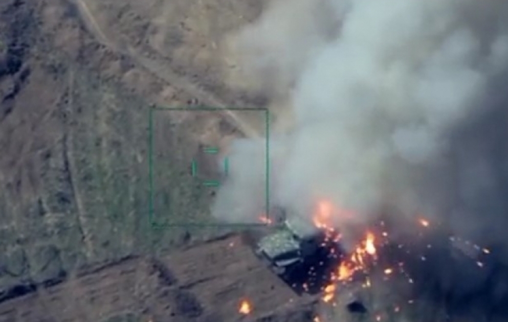 Verteidigungsministerium: Armenische Stellungen, Kampftechniken und Truppen völlig vernichtet VIDEO